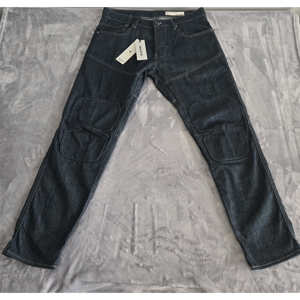 G-Star Raw Men's Biker Patched 3D Slim 33/32  NWT $230